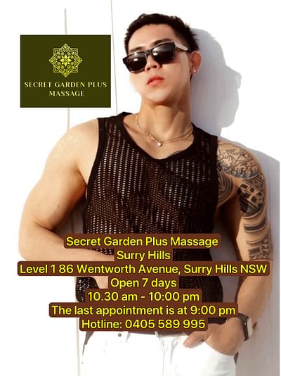 profile image for SECRET SURRY HILLS in Sydney : SECRET GARDEN PLUS MASSAGE SURRY HILLS